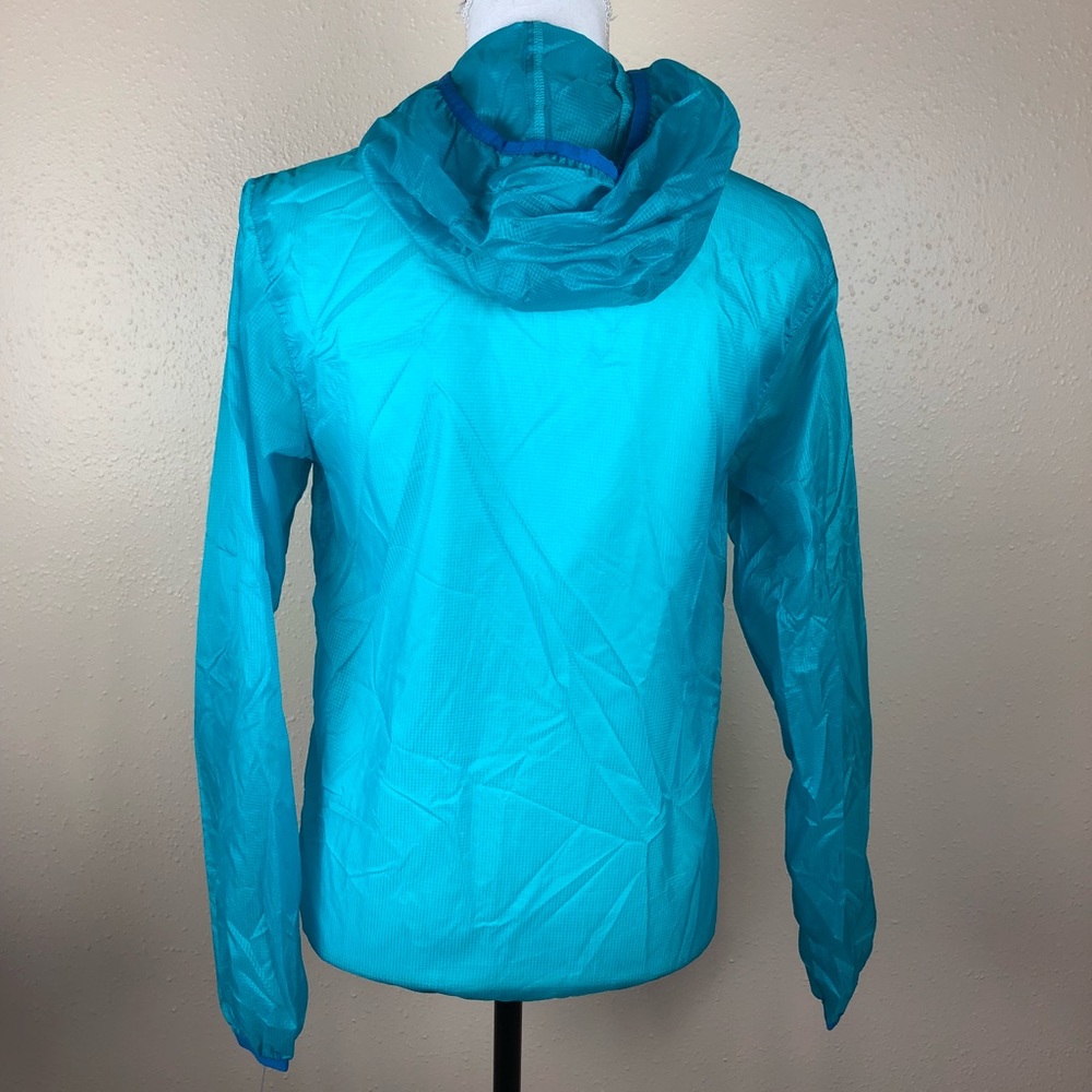 Somewhere Packable Blue Waterproof Jacket Size S - image 4
